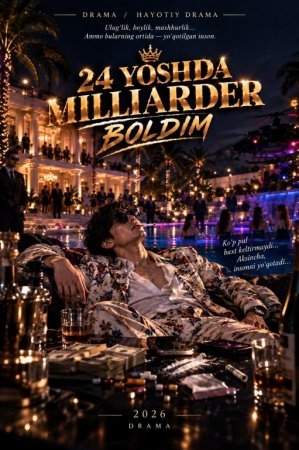 24 yoshda milliarder bo'ldim Koreya seriali 1-2-3-4-5-10-20-30-40-50-60-70-90 Qism drama Uzbek tilida Barcha qismlar 2026 HD skachat