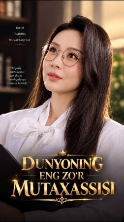 Dunyoning eng zo'r mutaxassisi (drama uzbek tilida) Barcha qismlar 1-2-3-4-5-6-7-10-20-40-50-80-90 Qism Koreya seriali 2026 tarjima HD skachat yuklash